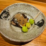 博多呑場 五右エ門 - 秋刀魚焼き肝ソースかけ