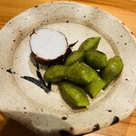 博多呑場 五右エ門 - 黒豆茹でと海老芋