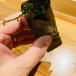 博多呑場 五右エ門 - 海ぶどう海苔巻