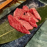 焼庵 - アラカルトの牛バラ