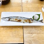 北のどんぶり屋 滝波食堂 - 生さんまの塩焼 1尾 660円