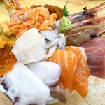 北のどんぶり屋 滝波食堂 - 旬の特選市場丼 5500円