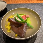 鹿嶋 わたなべ - ホッキ貝 冬瓜 菊花