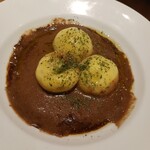 大衆イタリアン ナポリマン - ポルチーニ茸の肉汁水餃子