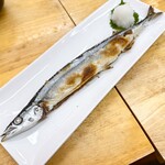 北のどんぶり屋 滝波食堂 - 生さんまの塩焼 1尾 660円
