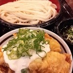 Marugame Seimen - タル鶏天丼＋ざるうどん