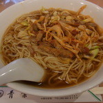 青葉 新館 - 葱油湯麺700円（本日の日替わりサービス）2014年10月20日青葉 新館