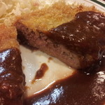 かつれつ四谷たけだ - きなメンチカツ断面
