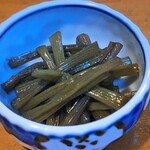 入舟 - ■お通し（ふきのきんぴら）