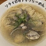 ソライロ - アサリらーめん980円