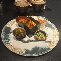 西麻布 焼肉 X - 自家製キムチと旬野菜の小鉢