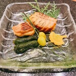 厨 花膳 - カスベの味噌焼き