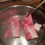 先にさっと焼く