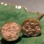 restaurant Et ... - 中はこんな感じ  種が可愛く並んでます