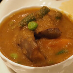 ナタラジ - 野菜のカレー　お茄子が美味しかった