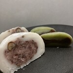 椿 - 料理写真:塩豆大福＆草餅