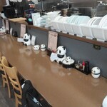 喜満屋 - カウンター席