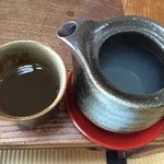 芳熊庵 くまそば - 蕎麦湯