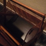 一保堂茶舗 喫茶室 嘉木 - 荷物入れ・・細かなところまでいい感じ