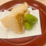 味ひろ - 鮑の揚げ物　