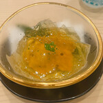 味ひろ - うにのジュレ掛け　永遠になくならないでほしかった…