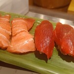 すし専門ストア 大門 かど平 - 中とろ と あかみ