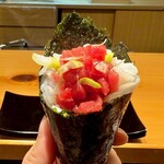 幸寿し - ネギトロ手巻き