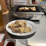 焼肉宝来軒 - 豚ホルモン2人前