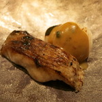 虎白 - のどぐろの塩焼きと蕪