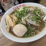ミスターラーメン - 『ミスターラーメン』並に味玉とメンマのトッピング。