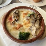 神戸屋レストラン - 料理写真:ランチセットの海老と舞茸のクリーミーグラタン