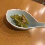 魚河岸 大作  - わさび茎醤油漬け
