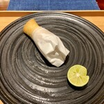 かねき - 鱧と松茸の春巻き