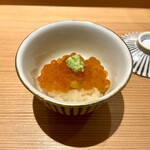 かねき - 笠間産栗おこわのいくらのせ