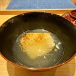 かねき - 胡麻と落花生の豆腐、フカヒレステーキの葛煮