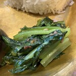 EVEREST KHAJA GHAR - ほうれん草炒め