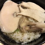 麺屋一燈 - キノコと清湯(塩)＋小ライス