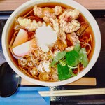 山形蕎麦の焔蔵 凪 - 料理写真:冷やしかけ天蕎麦 (並)