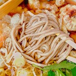 山形蕎麦の焔蔵 凪 - 冷やしかけ天蕎麦 (並)