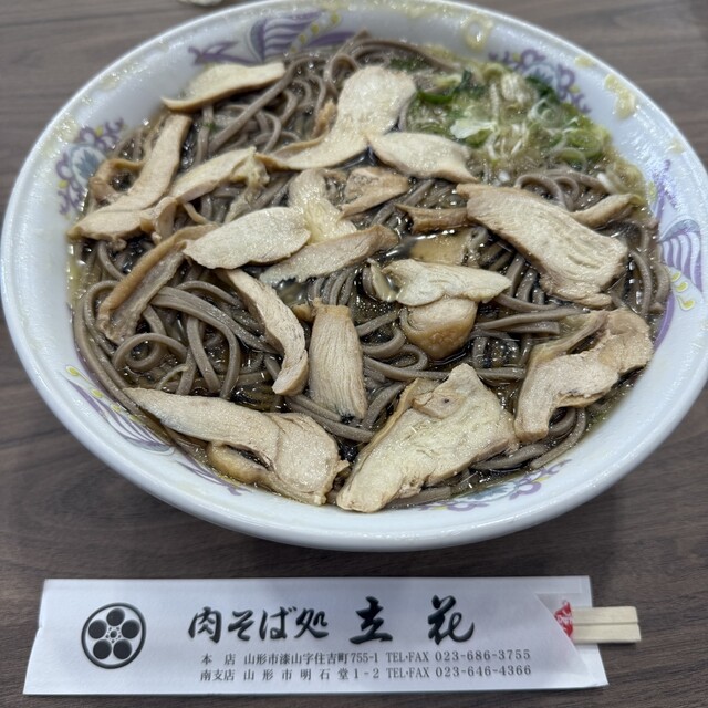 河北名物肉そば処 立花 - 漆山（そば）