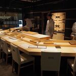 鮨 澤むら - 店内（カウンター席）