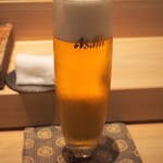 鮨 澤むら - 生ビール