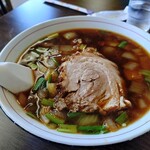 お食事処 やちよ - しょうゆらんしゅうめん(チャーシュー1枚入り)