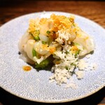 319226410 - いか・帆立・オクラ・山わさび