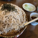 手打ちそば くるまや - ざるそば大盛り