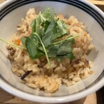 じねんじょ庵 - 松茸の炊き込みご飯