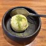 じねんじょ庵 - アンケートに答えて貰えた、プチ甘味〜バニラアイス