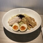 麺屋はる - ひんやりつけめん•煮玉子•チャーシュー•メンマのせ