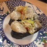 牡蠣の軍艦巻き