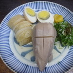 蛸長 - エビイモと玉子